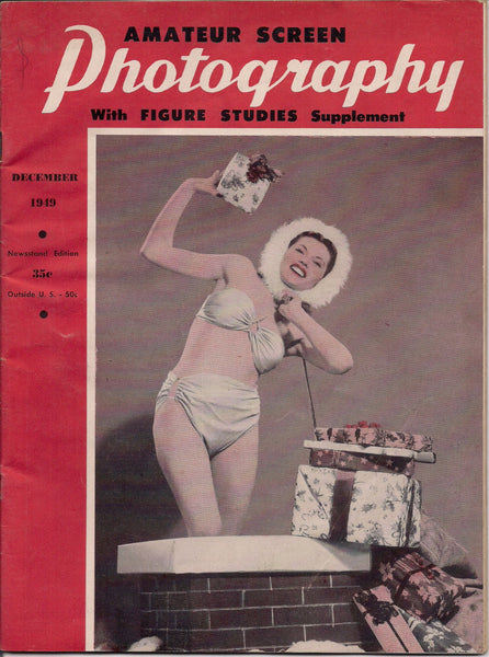 Amateur Screen PHOTOGRAPHY Magazine with Figure Studies 1949, Guide to Home 8mm 16mm Film Making, Pin-Up & NUDES