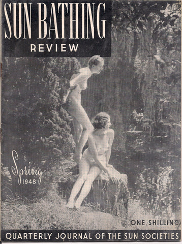 SUN BATHING Review Spring 1948 Vol 16 # 61 The Sun Society British London England NUDIST Life & Culture