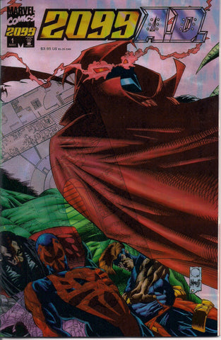 2099 A.D. #1 Marvel Comics Terry Kavanagh Marc Campos See Through Mylar & Glitter foil cover