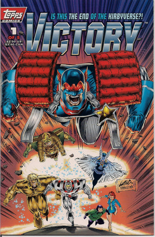 VICTORY #1 Topps Comics Kurt Busiek Keith Giffen Based on Characters created by JACK KIRBY Captain Victory Ninth Men Silver Star