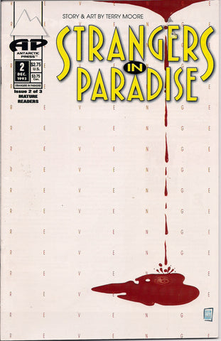 STRANGERS In PARADISE #2 Terry Moore Antarctic Press Volume 1