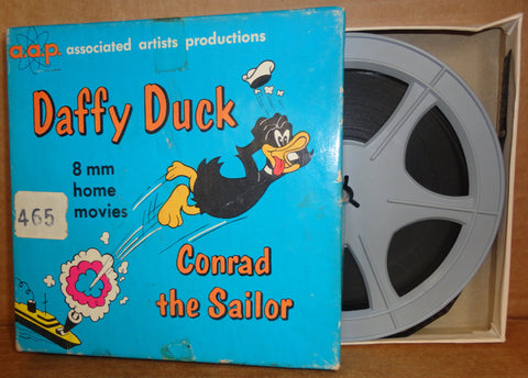 DAFFY DUCK in "Conrad the Sailor" Warner Bros aap CARTOON 8mm Complete Edition Film Movie Castle Films #2465