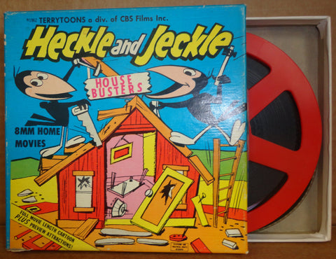 HECKLE and JECKLE in "House Busters" Terrytoons CARTOON 8mm Complete Edition Film Movie Castle Films #216