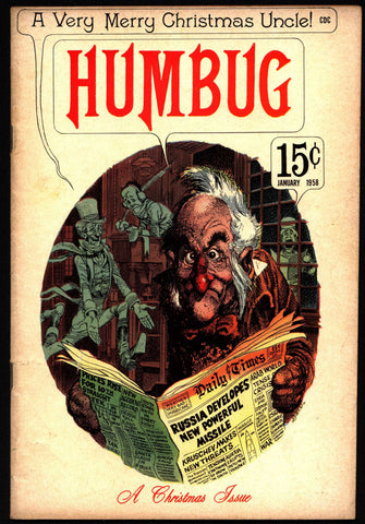 RARE HUMBUG #6 Christmas Issue Harvey KURTZMAN Jack Davis Will Elder Arnold Roth Al Jaffee 1958 After Mad Magazine