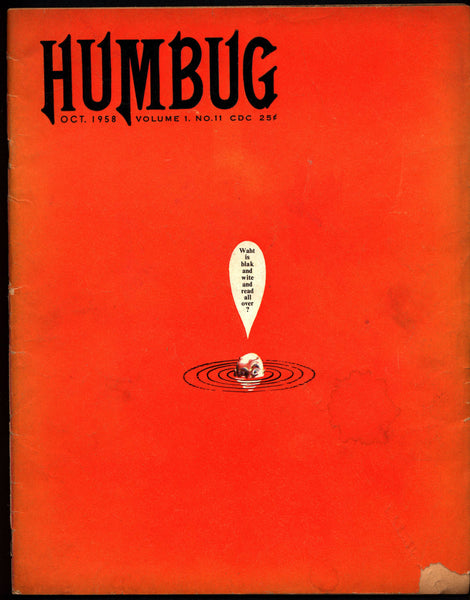 RARE HUMBUG #11 Last issue 15 pg Trump Magazine reprint Harvey KURTZMAN Jack Davis Will Elder Arnold Roth Al Jaffee 1958 After Mad Magazine