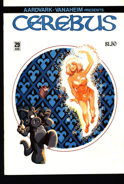 CEREBUS the Aardvark #29 DAVE SIM Aardvark-Vanaheim Fan Favorite Cult Self Published Alternative Conan the Barbarian Parody Comic Book