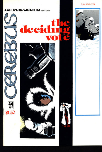 CEREBUS the Aardvark #44 DAVE SIM Aardvark-Vanaheim Fan Favorite Cult Self Published Alternative Conan the Barbarian Parody Comic Book