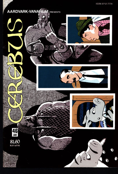 CEREBUS the Aardvark #46 DAVE SIM Aardvark-Vanaheim Fan Favorite Cult Self Published Alternative Conan the Barbarian Parody Comic Book