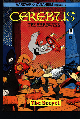 CEREBUS the Aardvark #6 DAVE SIM Aardvark-Vanaheim Fan Favorite Cult Self Published Alternative Conan the Barbarian Parody Comic Book