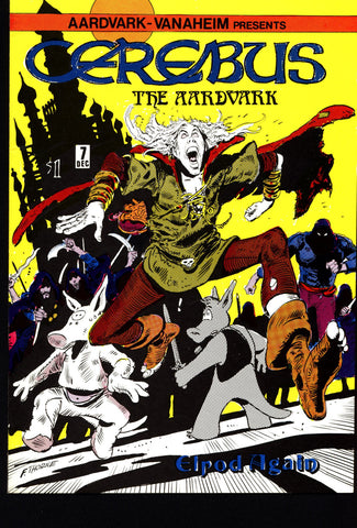 CEREBUS the Aardvark #7 DAVE SIM Aardvark-Vanaheim Fan Favorite Cult Self Published Alternative Conan the Barbarian Parody Comic Book