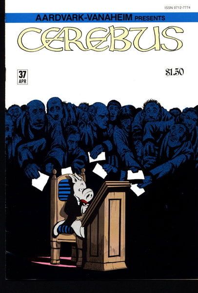 CEREBUS the Aardvark #37 DAVE SIM Aardvark-Vanaheim Fan Favorite Cult Self Published Alternative Conan the Barbarian Parody Comic Book