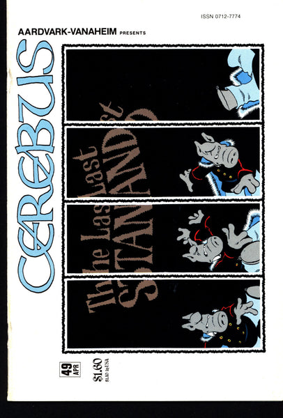 CEREBUS the Aardvark #49 DAVE SIM Aardvark-Vanaheim Fan Favorite Cult Self Published Alternative Conan the Barbarian Parody Comic Book