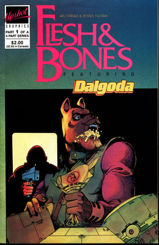 Alan Moore The Bojeffries Saga FLESH and BONES Color Comics Set of #1-4 1986 Upshot Graphics Fantagraphic Books Dalgoda by Fujitake