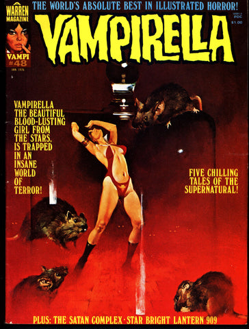 VAMPIRELLA  #48  Jose Gonzalez Rafael Auraleon Esteban Maroto Jose Ortiz Sexy Blood Sucking Vampire Cult Anti-Hero