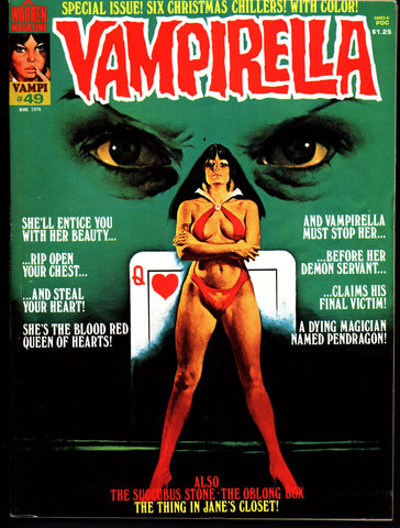 VAMPIRELLA  #49 Edgar Allan Poe Jose Gonzalez Rafael Auraleon Esteban Maroto Jose Ortiz Sexy Blood Sucking Vampire Cult Anti-Hero