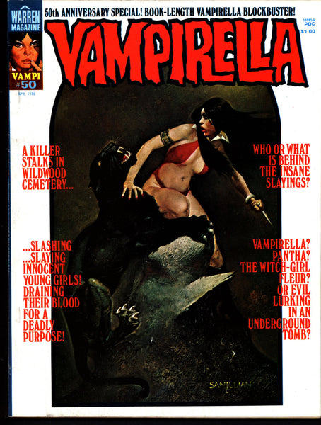 VAMPIRELLA  #50 Will Eisner SPIRIT Jose Gonzalez Rafael Auraleon Esteban Maroto Jose Ortiz Sexy Blood Sucking Vampire Cult Anti-Hero