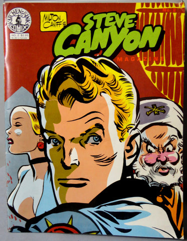 Milton CANIFF STEVE CANYON #2 Post World War 2 Korea & Cold War Jet Aviation Action Adventure Newspaper Comic Strip Reprints Kitchen Sink