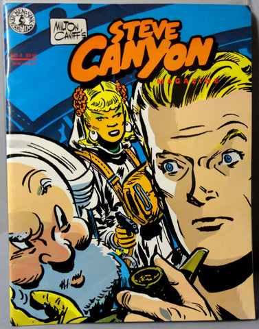 Milton CANIFF STEVE CANYON #6 Post World War 2 Korea & Cold War Jet Aviation Action Adventure Newspaper Comic Strip Reprints Kitchen Sink