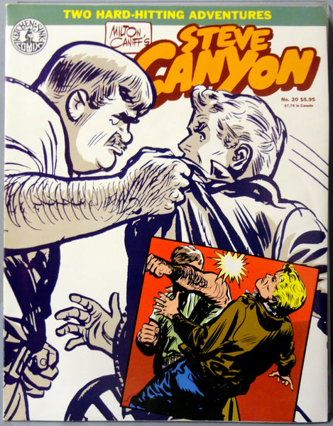 Milton CANIFF STEVE CANYON #20 Cold War Era Jet Aviation Action Adventure Newspaper Comic Strip Reprints Kitchen Sink