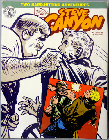 Milton CANIFF STEVE CANYON #20 Cold War Era Jet Aviation Action Adventure Newspaper Comic Strip Reprints Kitchen Sink