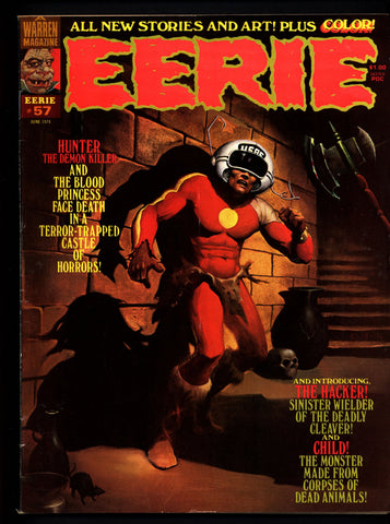 EERIE #57 Rich Corben in Color The HUNTER Spook It Hacker Vintage Classic Horror Comic Warren Magazine