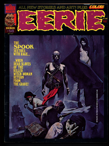 EERIE #58 Rich Corben in Color Berni Wrightson Spook Doctor Archaeus Classic Horror Comic Warren Magazine