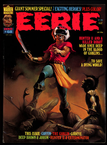 EERIE #68 The Muck Monster Berni Wrightson Hunter II Paul Neary Coffin Maroto Classic Horror Comic Warren Magazine Manuel Sanjulian