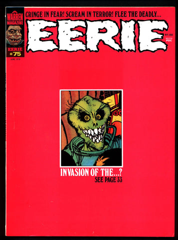 EERIE #75 Invasion by Esteban Maroto Freaks Jeremiah Cold Oogie And The Worm Classic Horror Comic Warren Magazine Leopold Sanchez Bermejo
