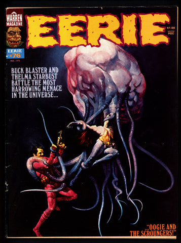 EERIE #76 DARKLON The Mystic! by Jim Starlin Classic Horror Comic Warren Magazine Leopold Sanchez Bermejo Maroto Bea