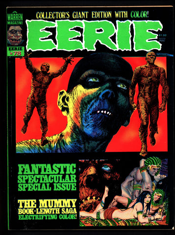 EERIE #78 Steve Skeates Jaime Brocal's MUMMY Classic Horror Comic Warren Magazine