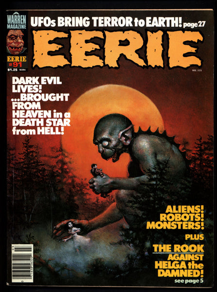 EERIE #91 ROOK Bermejo Don Maitz Classic Horror Comic Warren Magazine Mayo Ortiz Duranona