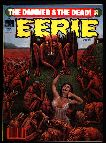 EERIE #103 ROOK Lee Elias Classic Horror Comic Warren Magazine Leopoldo Duranona Don McGregor Paul Gulacy Larry Hama Val Mayerik