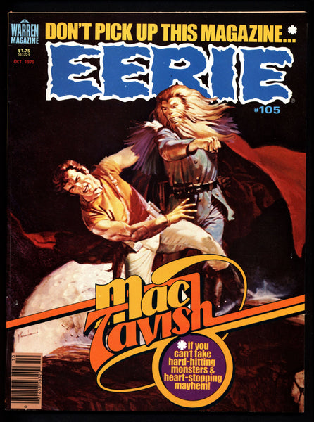 EERIE #105 ROOK Alfredo Alcala Classic Horror Comic Warren Magazine Leopoldo Duranona Don McGregor Paul Gulacy Marcos Larry Hama Val Mayerik