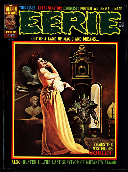 EERIE #71 HUNTER Paul Neary Goblin El Cid Mordecai Moondog Sanjulian Maroto Classic Horror Comic Warren Magazine Manuel Sanjulian