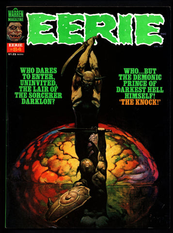 EERIE #84 FRAZETTA Jim Starlin ROOK Luis Bermejo Classic Horror Comic Warren Magazine Carmine Infantino Ortiz