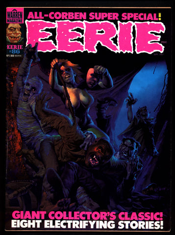 EERIE #86 ALL CORBEN Issue Edgar Allan Poe Classic Horror Comic Warren Magazine