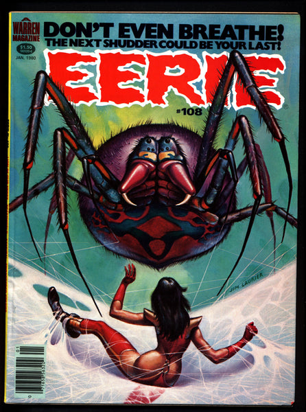 EERIE #108 Classic Horror Comic Warren Magazine Bruce Jones Pablo Marcos Larry Hama Val Mayerik Mike Zeck