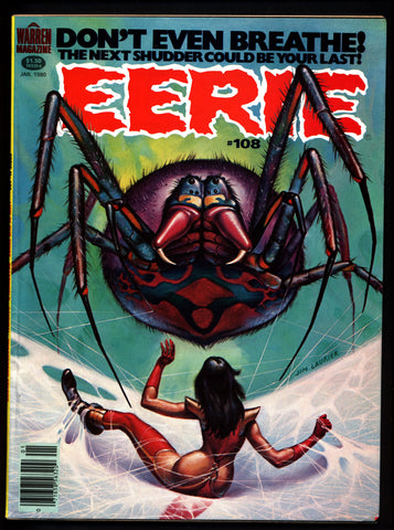 EERIE #108 Classic Horror Comic Warren Magazine Bruce Jones Pablo Marcos Larry Hama Val Mayerik Mike Zeck