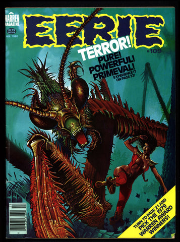 EERIE #109 Classic Horror Comic Warren Magazine Doug Moench Paul Gulacy Larry Hama Val Mayerik