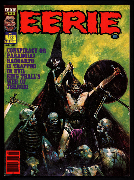 EERIE #123 Classic Horror Comic Warren Magazine Manuel Sanjulian Val Mayerik Don McGregor Mist Duranona Harrarth Victor de la Fuente