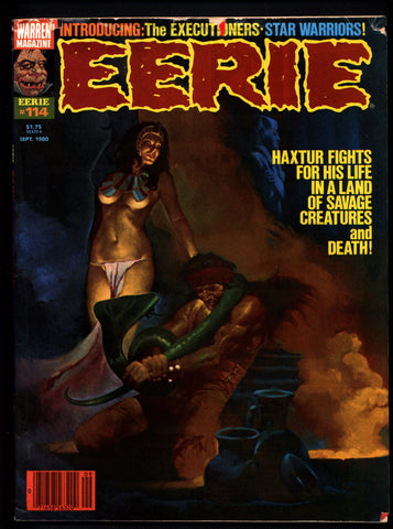 EERIE #114 Classic Horror Comic Warren Magazine Manuel Sanjulian Victor de la Fuente Carlos Gimenez Sanchez