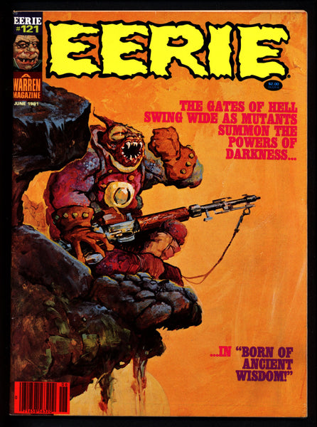 EERIE #121 Classic Horror Comic Warren Magazine Vaughn Bode Basil Gogos Don McGregor Mist Haggarth Victor de la Fuente Rich Margopoulos