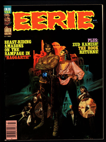 EERIE #132 Classic Horror Comic Warren Magazine ROOK Manuel Sanjulian Haggarth Cruz Luis Bermejo