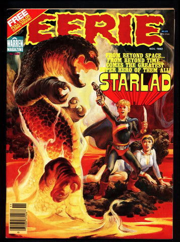 EERIE #136 Classic Horror Comic Warren Magazine ROOK Luis Bermejo Nestor Redondo Space Force Haggarth