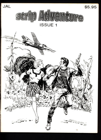 Strip Adventure #1 Secret Agent Corrigan GEORGE EVANS Rip Kirby Prince Valiant TARZAN Flash Gordon The Phantom Mandrake the Magician