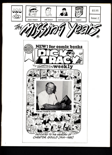 The Missing Years #2 'DICK TRACY' Terry & The Pirates  Jim Handy Captain Easy Wash Tubbs Gray Morrow Chester Gould Dick Moores George Wunder