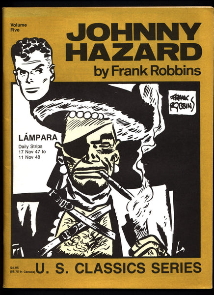 JOHNNY HAZARD #5 Lampara by Frank Robbins Pacific Comics Club U S Classics Series Daily Adventure Newspaper Comic Strips Reprint Collection