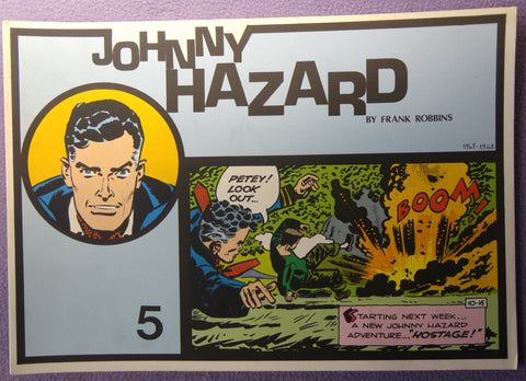 JOHNNY HAZARD #5 1947-1948 Full COLOR Pacific Comics Club Club Anni Trenta Adventure Newspaper Comic Strips Collection