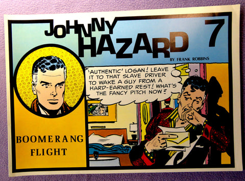 JOHNNY HAZARD #7, Frank Robbins, Boomerang Flight, Full COLOR, Pacific Comics Club, Club Anni Trenta, Adventure Newspaper Comics Collection