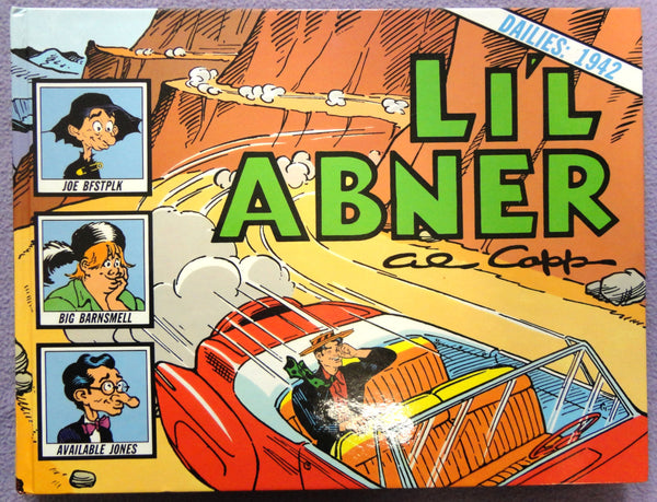 Al Capp L'IL ABNER #8 1942 Maurice Horn World War 2 Era Hardcover Kitchen Sink Newspaper Daily Comic Strips